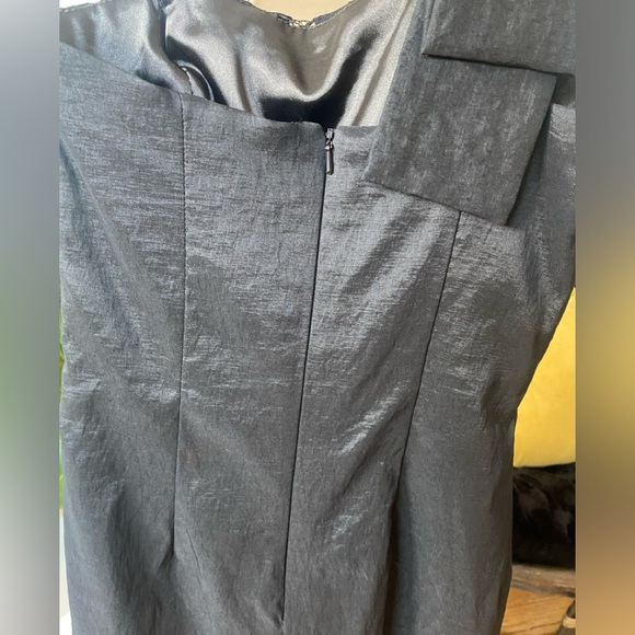 Jessica McClintock Formal Gown One Shoulder Lace Size 6 Bodycon - Picture 11 of 16